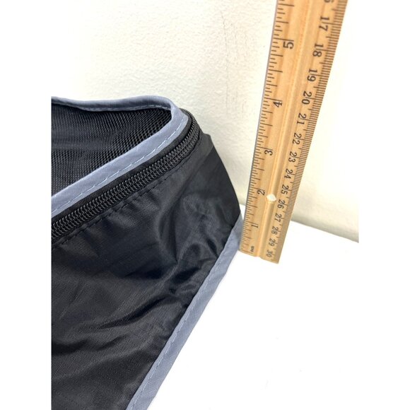 Lightweight Black Travel Packing Cube With Mesh Top & Zipper 12g - Picture 5 of 6